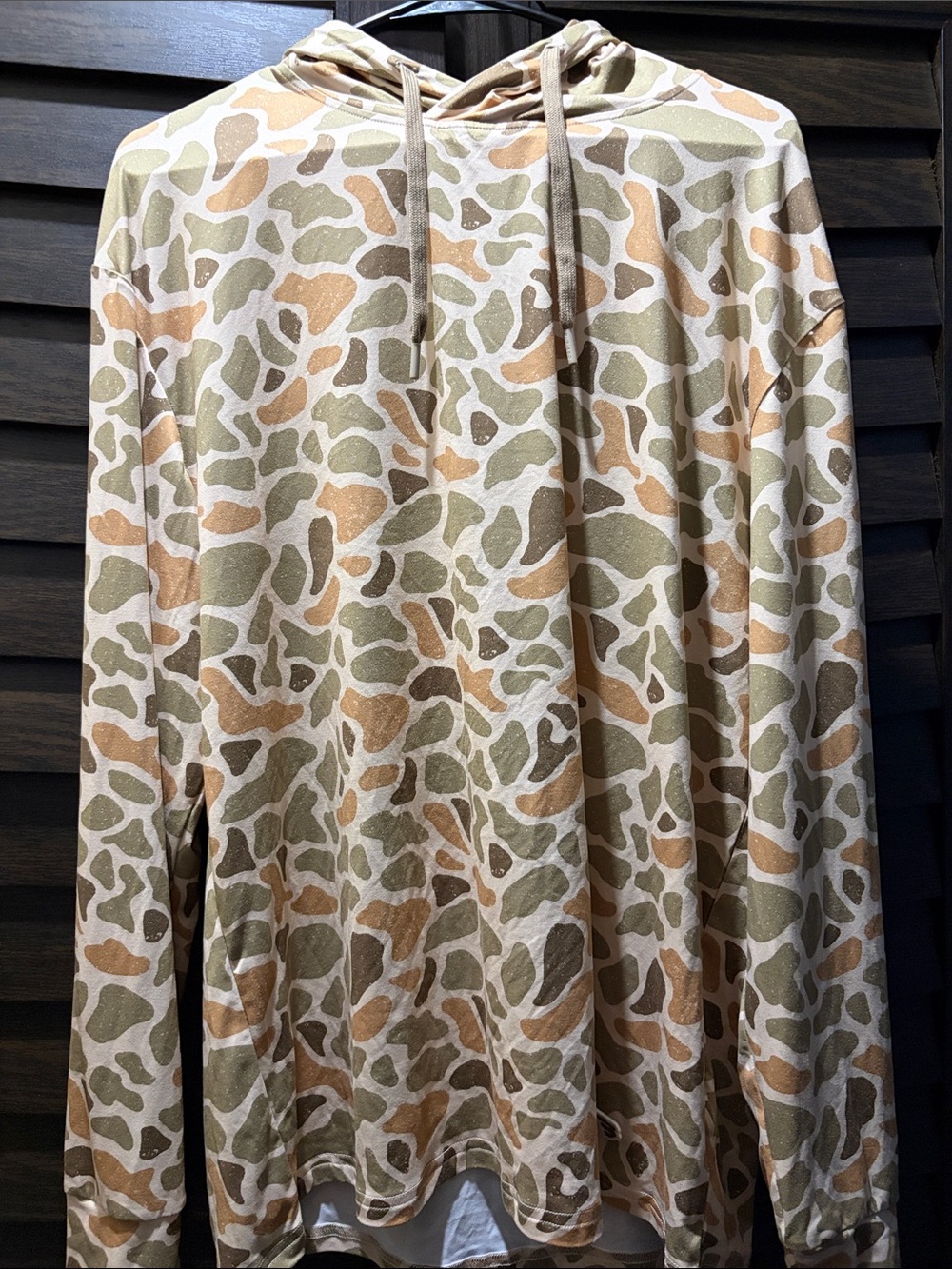 BURLEBO Hooded Performance Jacket - Beige, Olive, Tan Camo